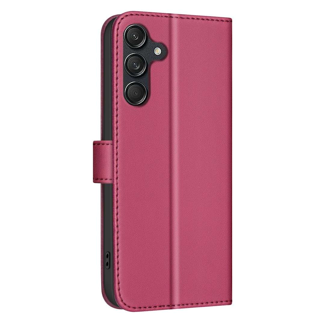 For Samsung Galaxy A36 Square Texture Leather Phone Case(Green)