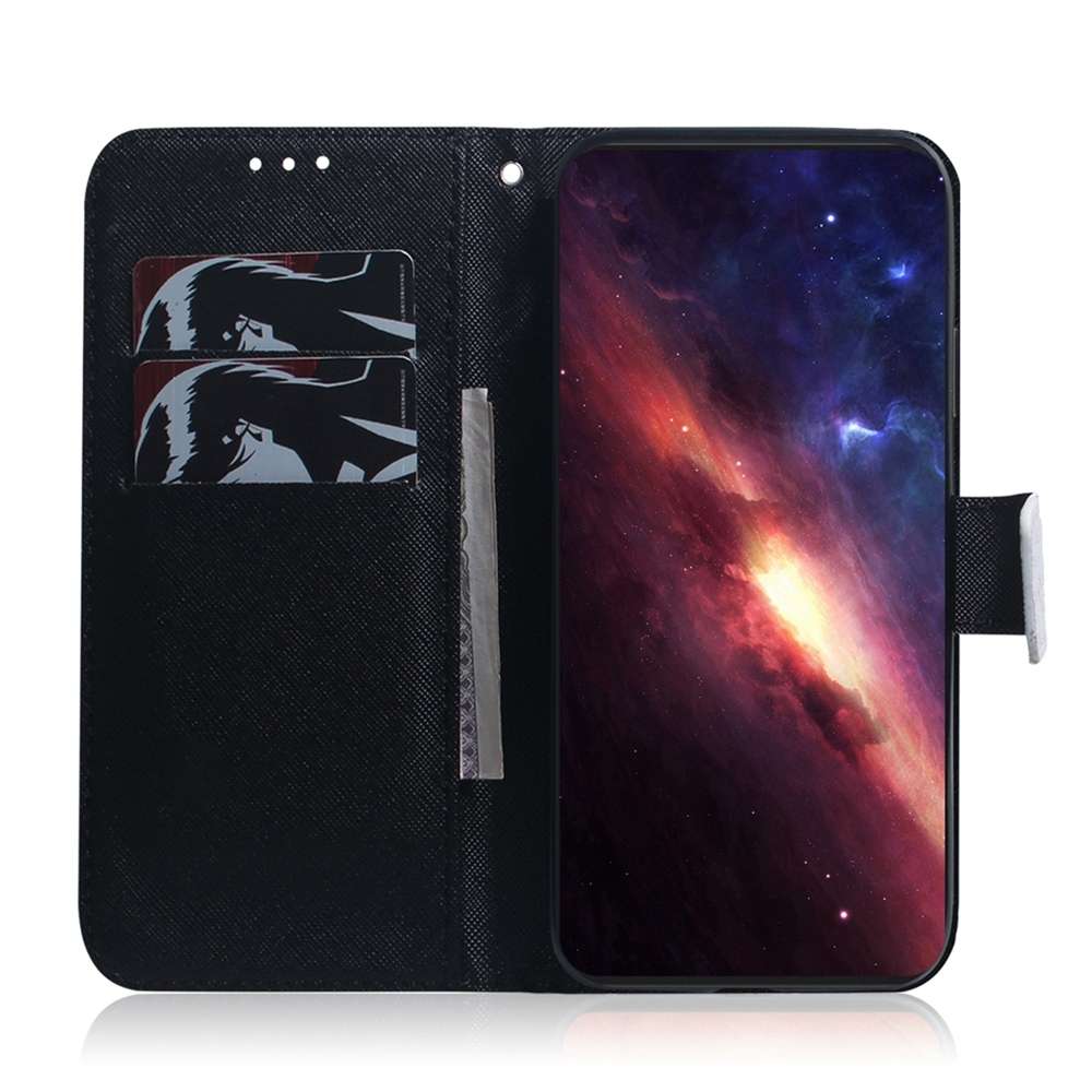 For Samsung Galaxy S25 Ultra 5G Coloured Drawing Flip Leather Phone Case(Wolf and Dog)