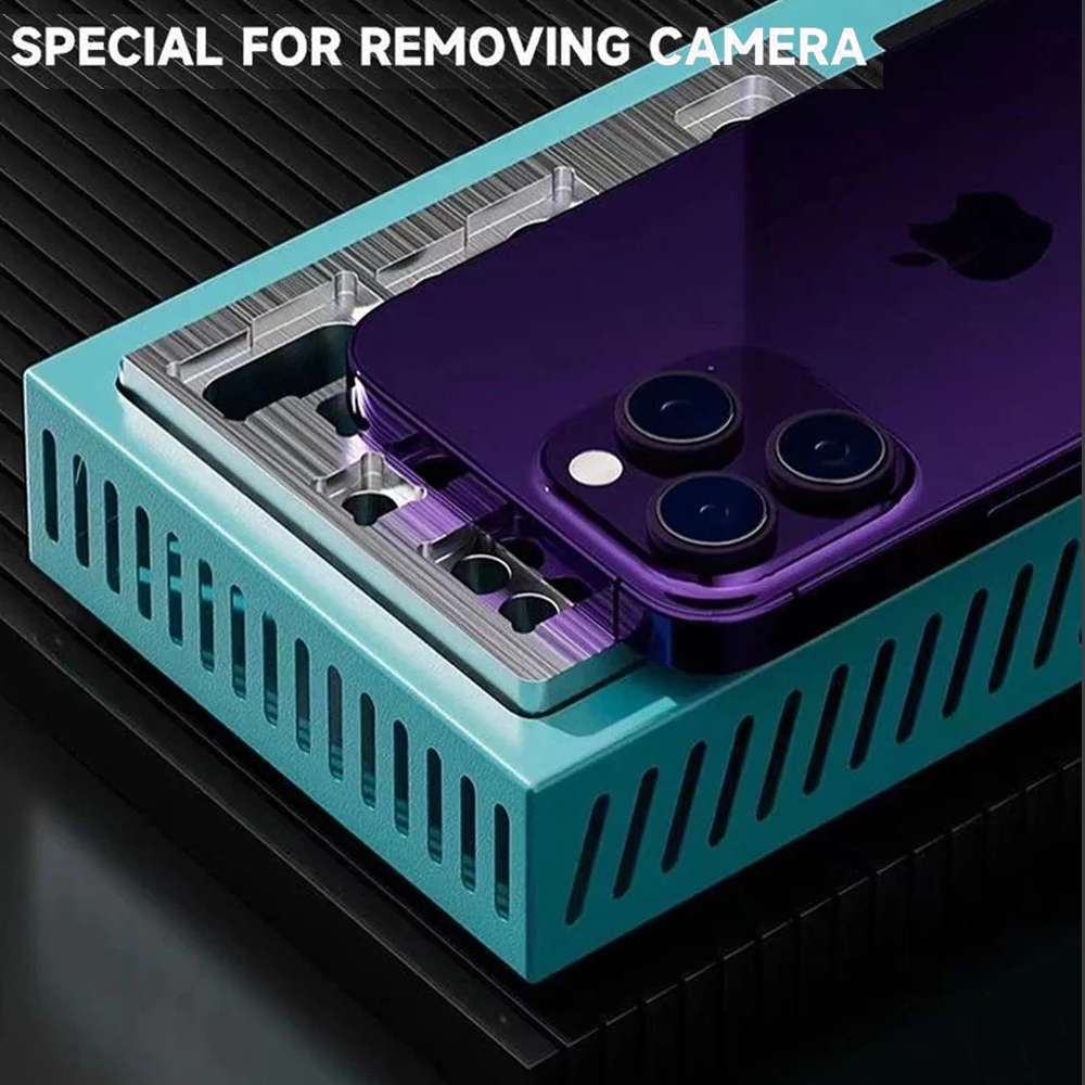 iFixes Bracket & Camera Disassembly Repair Heating Platform for iPhone 7-14 Pro Max, Plug:US Plug