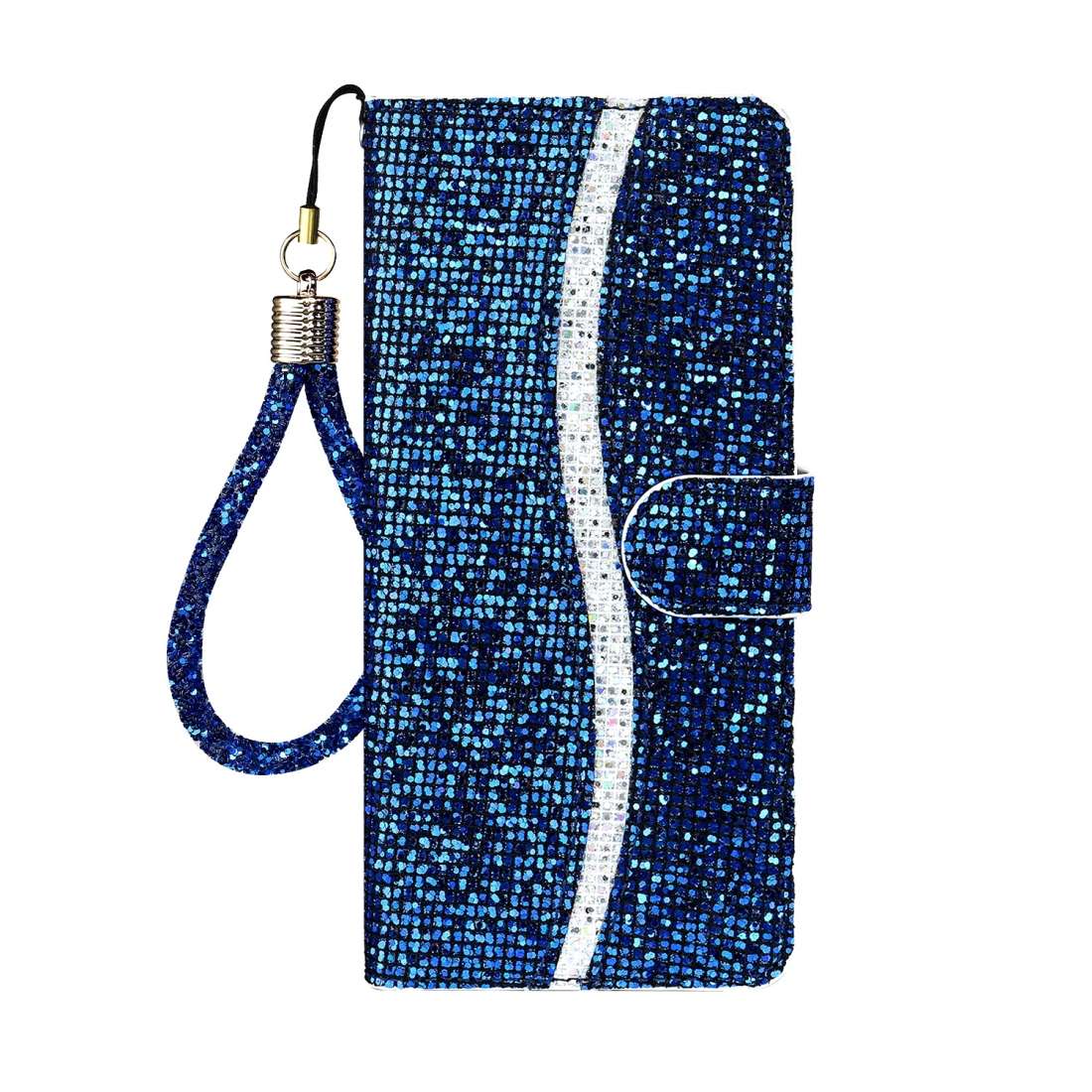 For Samsung Galaxy Note 20 Glitter Powder Horizontal Flip Leather Case with Card Slots & Holder & La