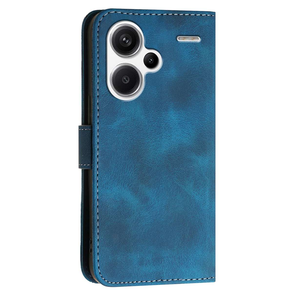 For Redmi Note 13 Pro+ YX0080 Grid Butterfly Embossed Pattern Flip Leather Phone Case with Lany