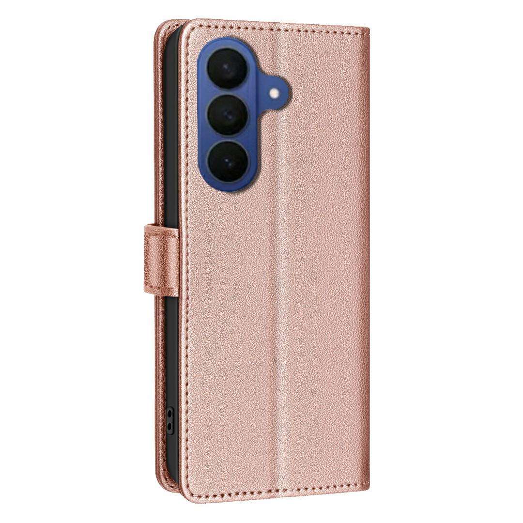 For Samsung Galaxy A37 5G Litchi Texture RFID Anti-theft Leather Phone Case(Gold)