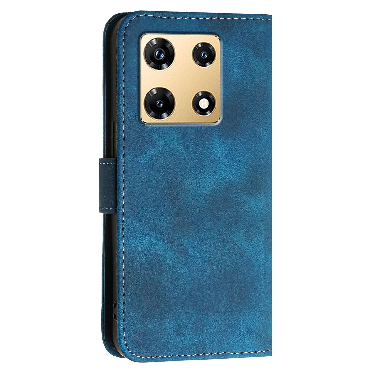 For Infinix Note 30 Pro YX0080 Grid Butterfly Embossed Pattern Flip Leather Phone Case with Lan