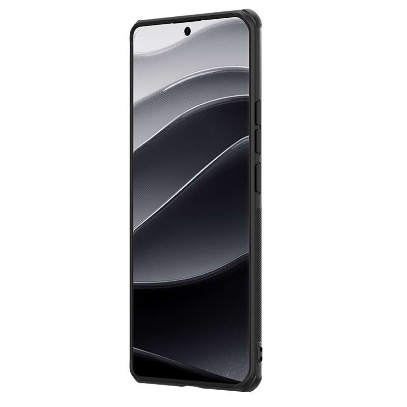 For Redmi Note 14 Pro+ 5G NILLKIN Frosted Shield Pro PC + TPU Phone Case(Black)
