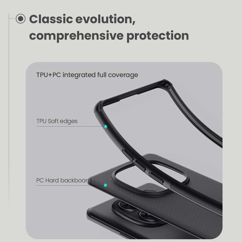 For Redmi Note 14 Pro+ 5G NILLKIN Frosted Shield Pro PC + TPU Phone Case(Black)