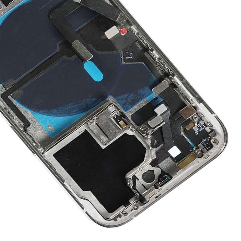 For iPhone 14 Pro Battery Back Cover Assembly, Version:CE EU Version(Silver)