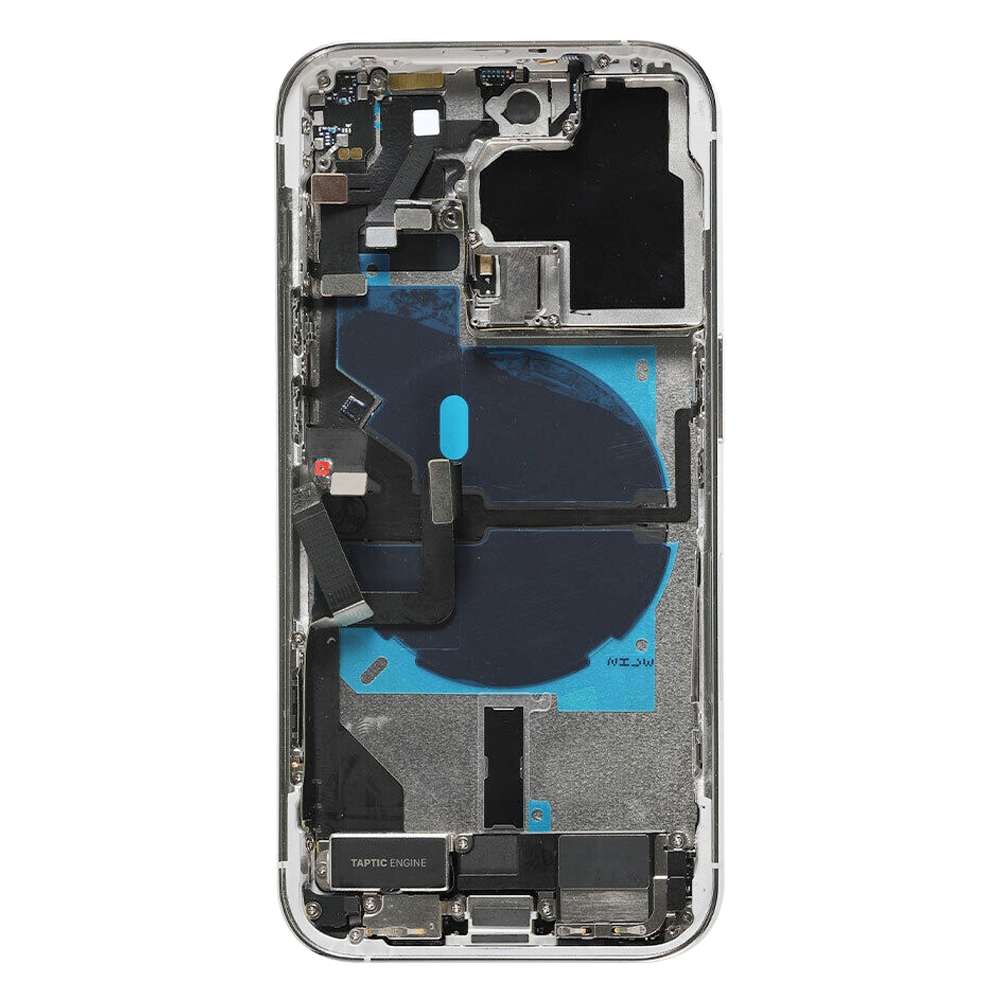 For iPhone 14 Pro Battery Back Cover Assembly, Version:US Version(Silver)