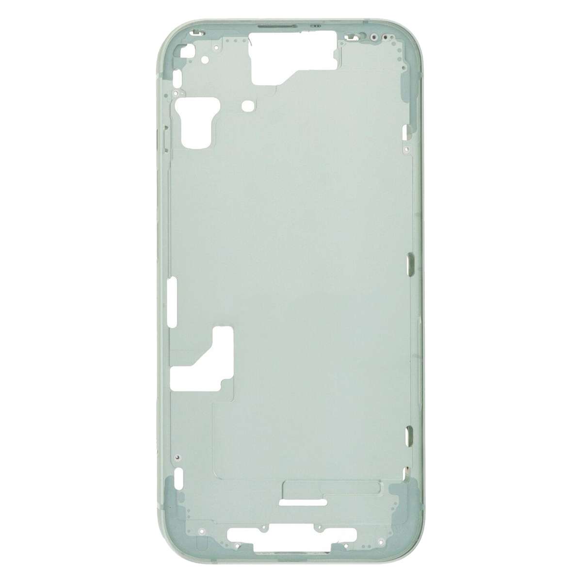 For iPhone 15 Middle Frame Bezel Plate with Side Keys + Card Tray, Version:China Version(Green)
