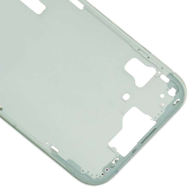 For iPhone 15 Middle Frame Bezel Plate with Side Keys + Card Tray, Version:China Version(Green)