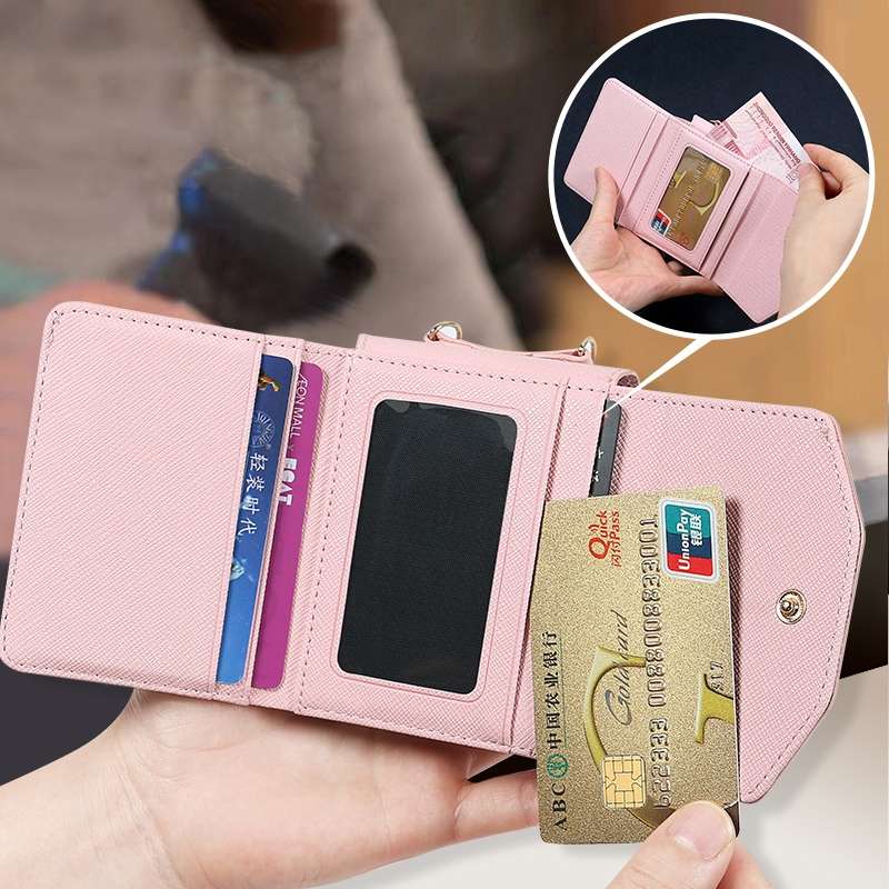 For Samsung Galaxy Z Flip4 VIETAO Portable Wallet Foldable PU Phone Case(Pink)