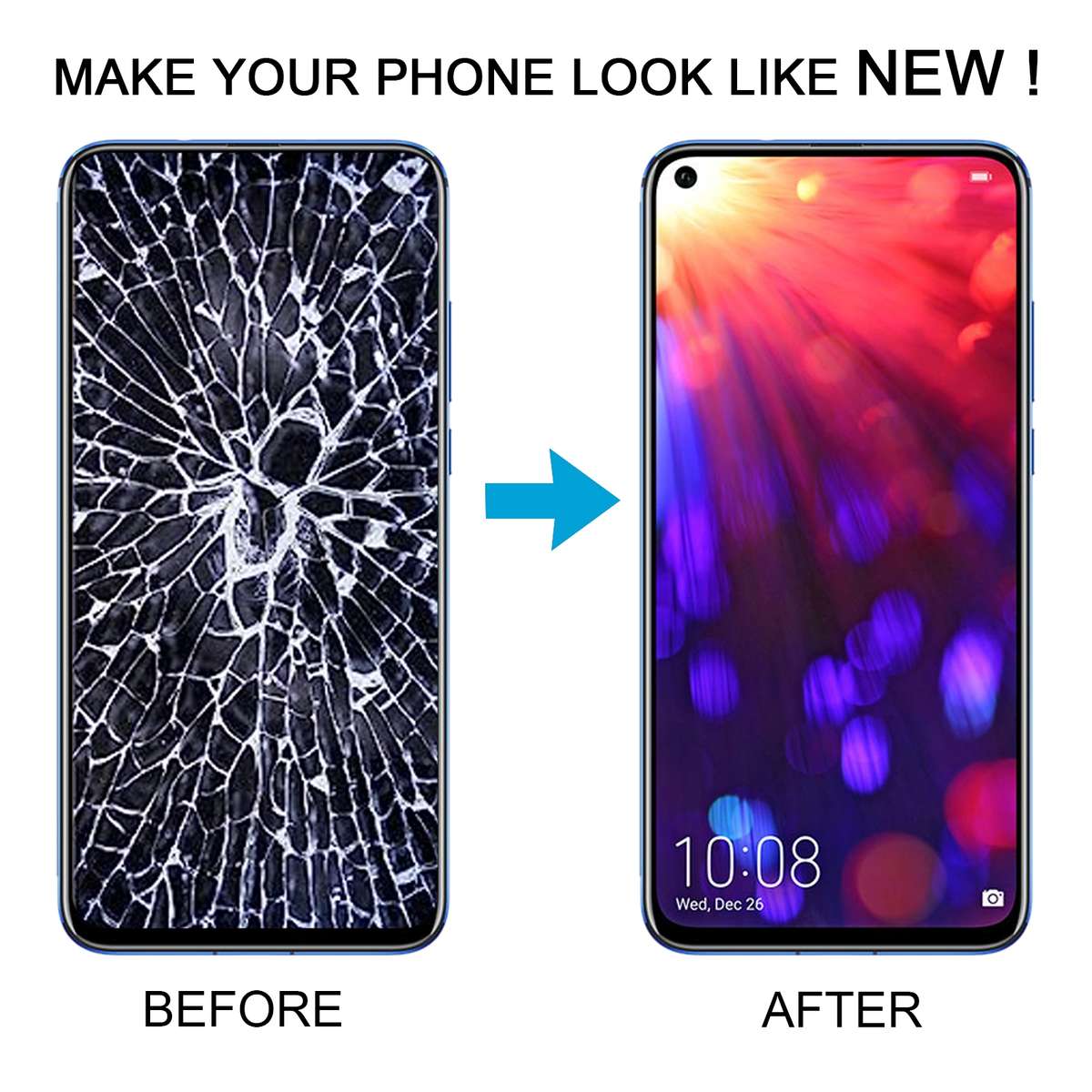 For Honor V20 Cog LCD Screen with Digitizer Full Assembly