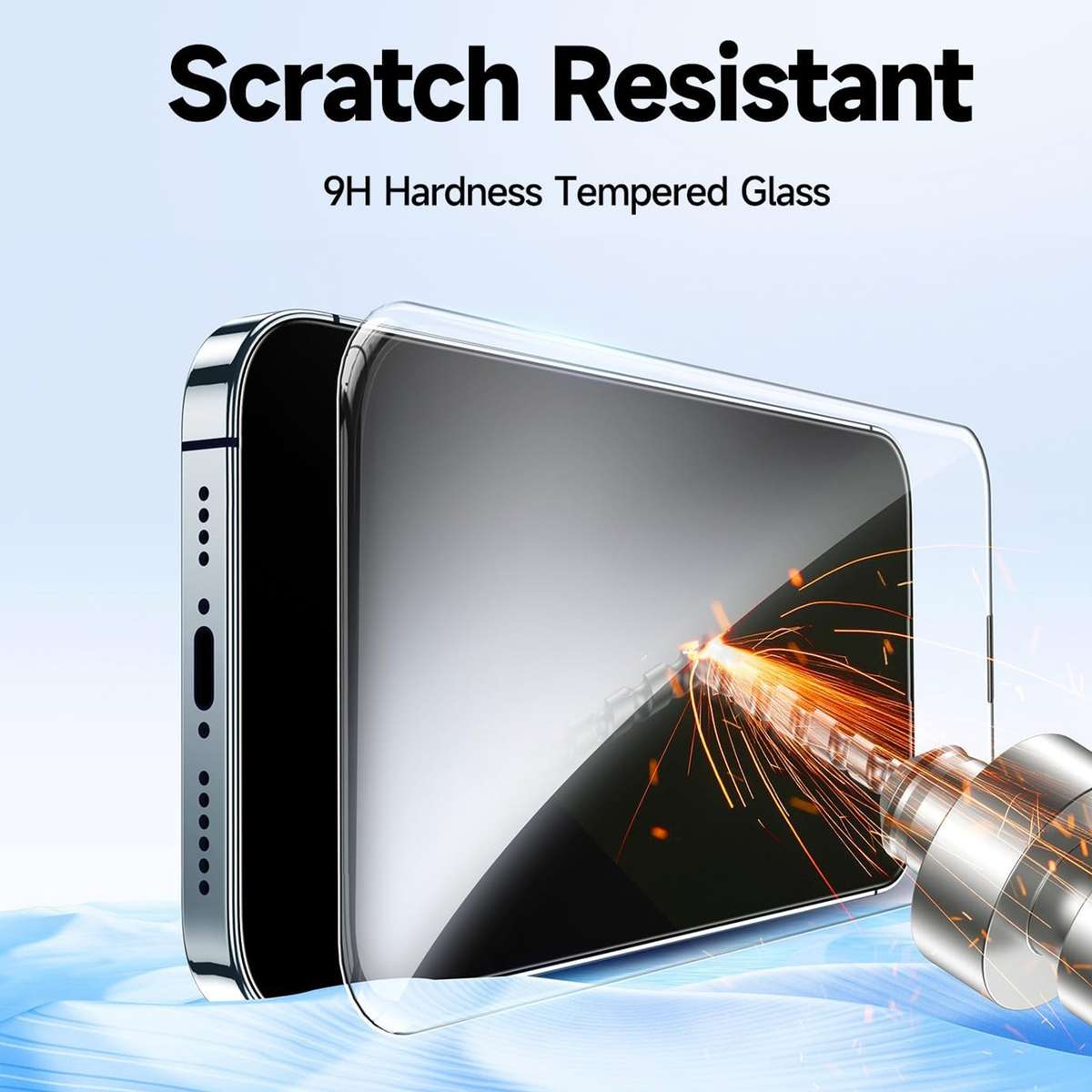 For iPhone 14 Plus LK Easy Install HD Tempered Glass Film(Black)