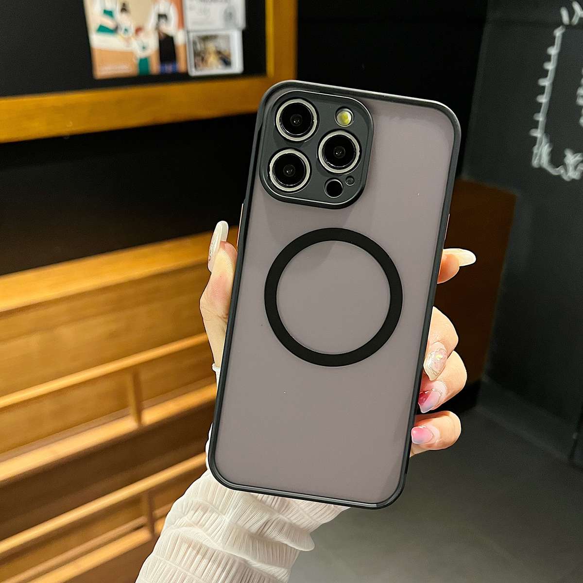 For iPhone 11 Pro Hawkeye Skin Feel MagSafe Phone Case(Red)