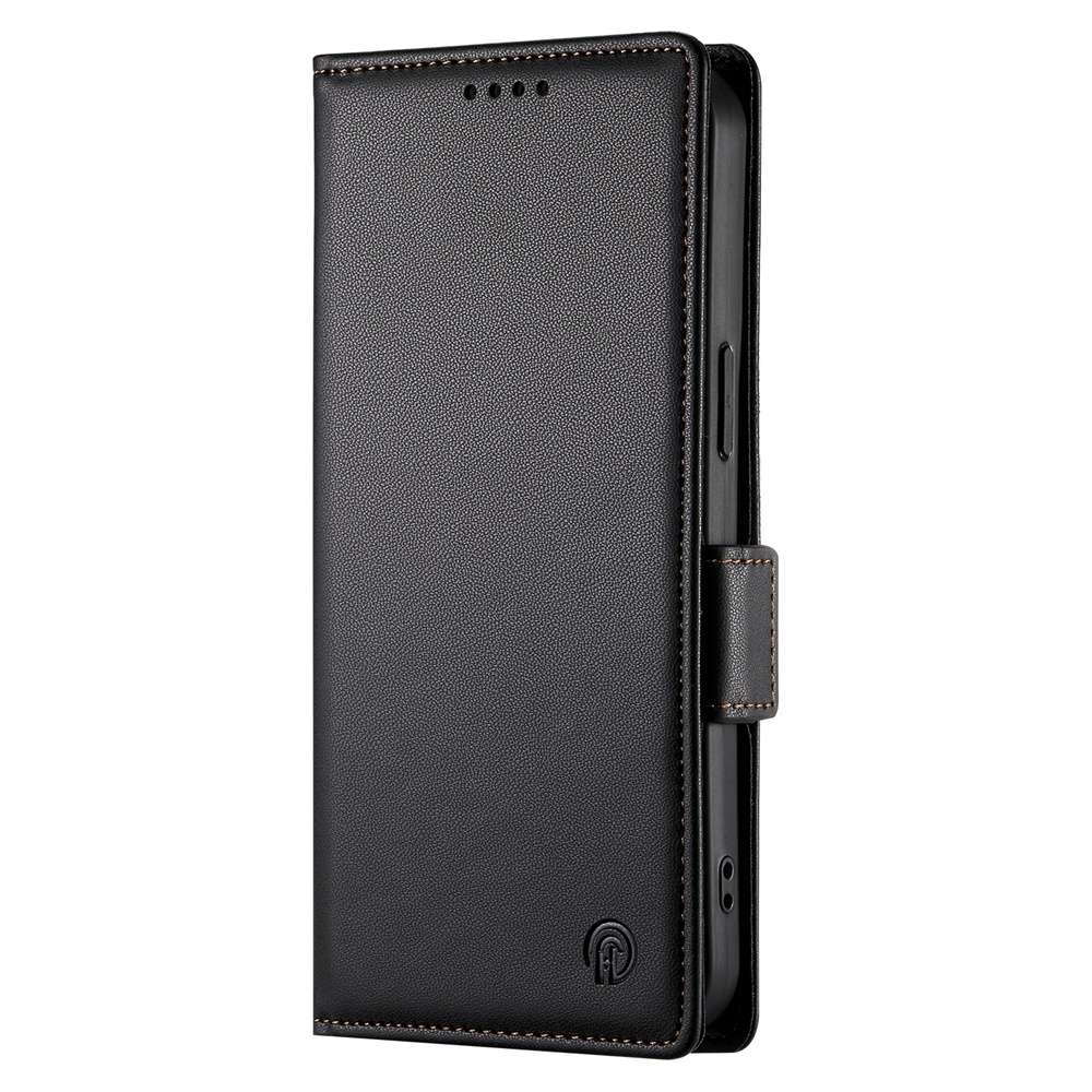 For Redmi K70 Ultra Side Buckle Magnetic Frosted Leather Phone Case(Black)