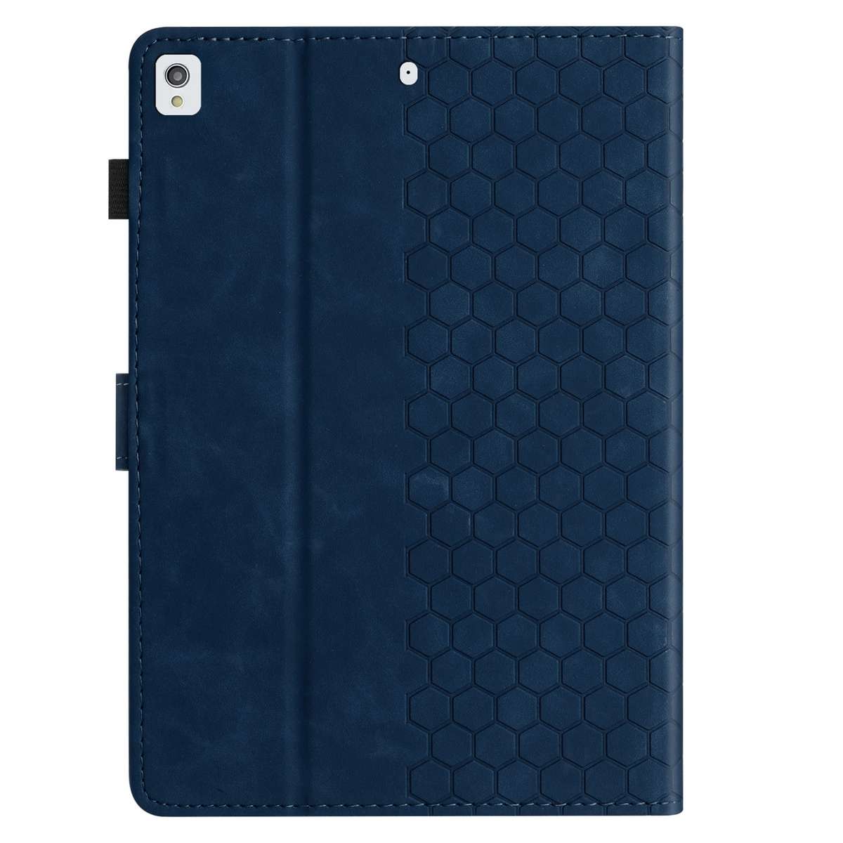 For Samsung Galaxy Tab A7 Lite T220 Honeycomb Embossed Leather Tablet Case(Blue)