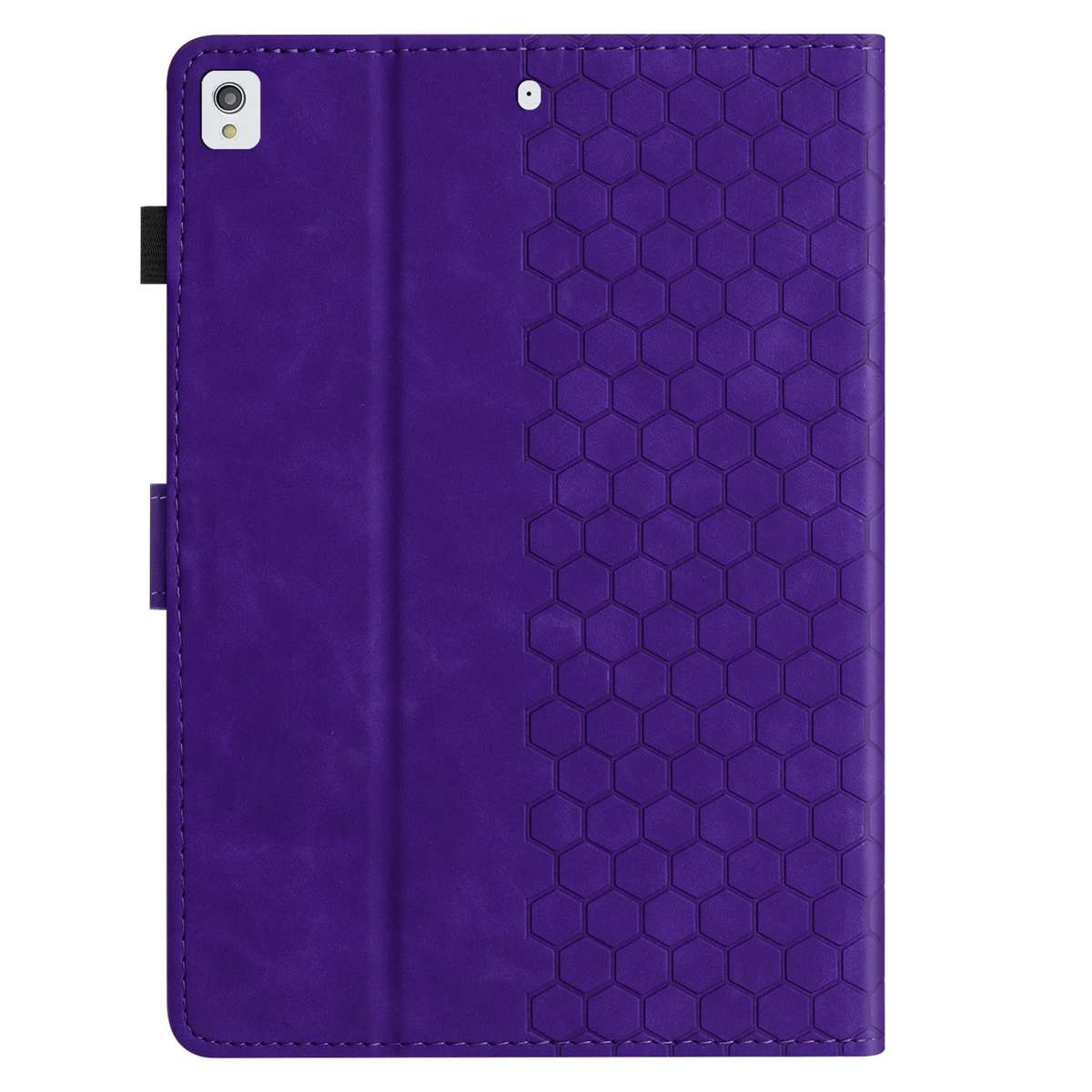 For Samsung Galaxy Tab A7 Lite T220 Honeycomb Embossed Leather Tablet Case(Purple)