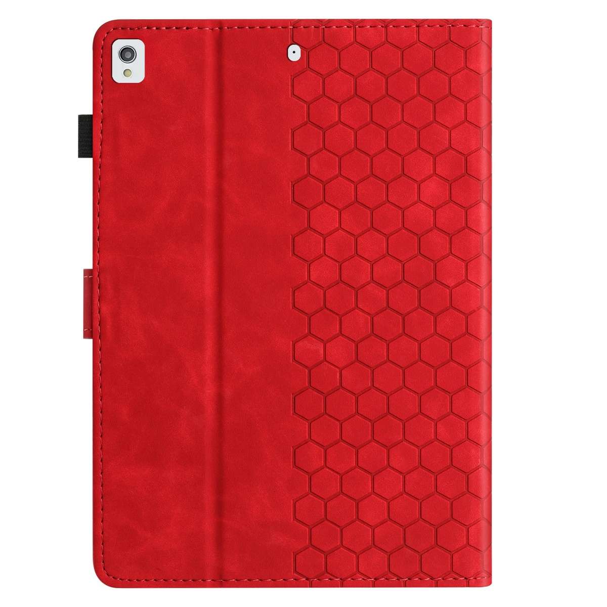 For Samsung Galaxy Tab A 10.1 2019 T510 Honeycomb Embossed Leather Tablet Case(Red)