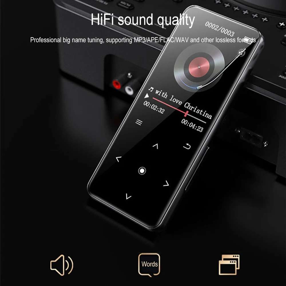 A20 2.0 inch Color Touch Screen Bluetooth MP4 Player(Black)
