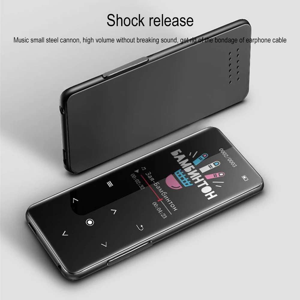 A20 2.0 inch Color Touch Screen Bluetooth MP4 Player(Black)