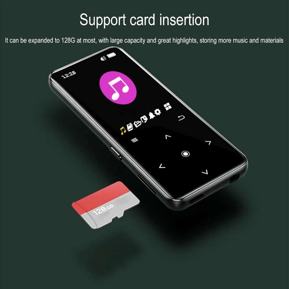 A20 2.0 inch Color Touch Screen Bluetooth MP4 Player(Black)