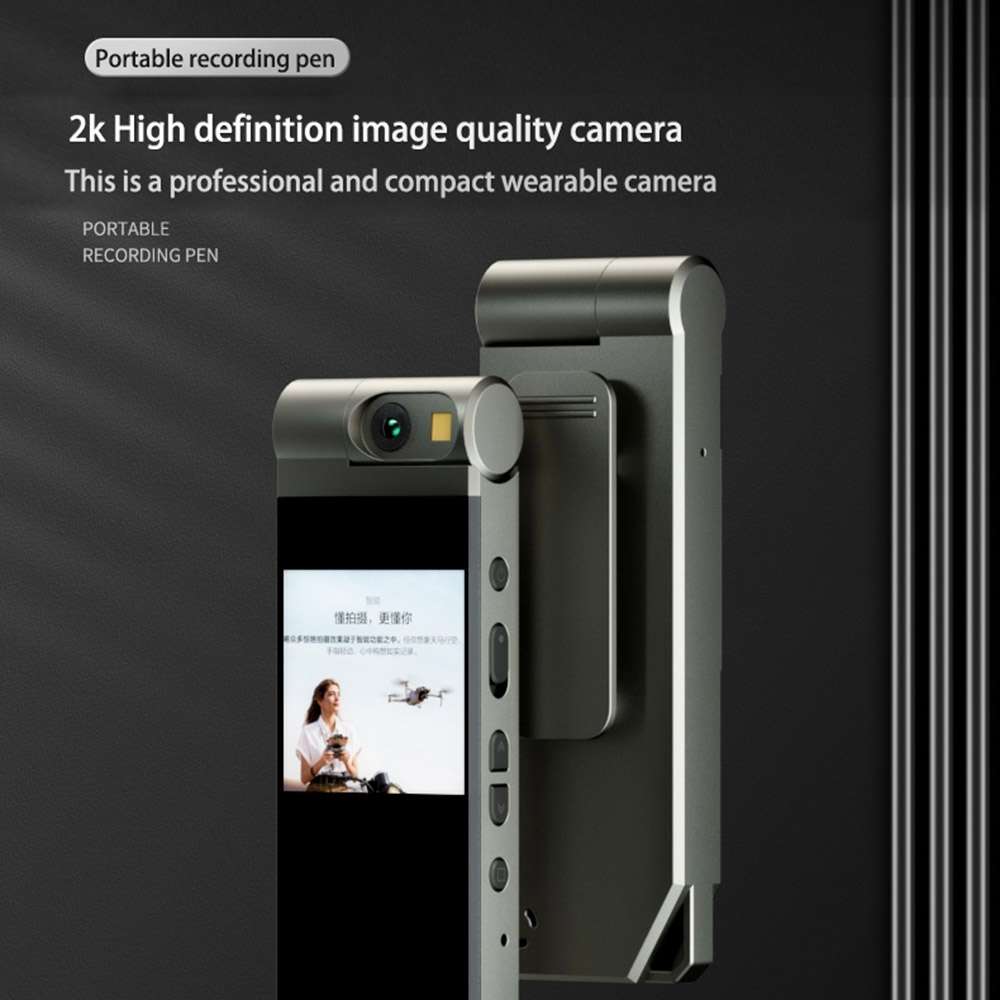 B40 1080P Portable Mini Camera HD Video Recorder Support Night Vision(Silver)