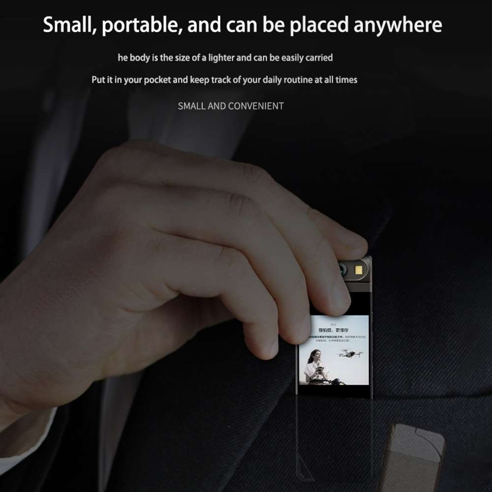 B40 1080P Portable Mini Camera HD Video Recorder Support Night Vision(Silver)