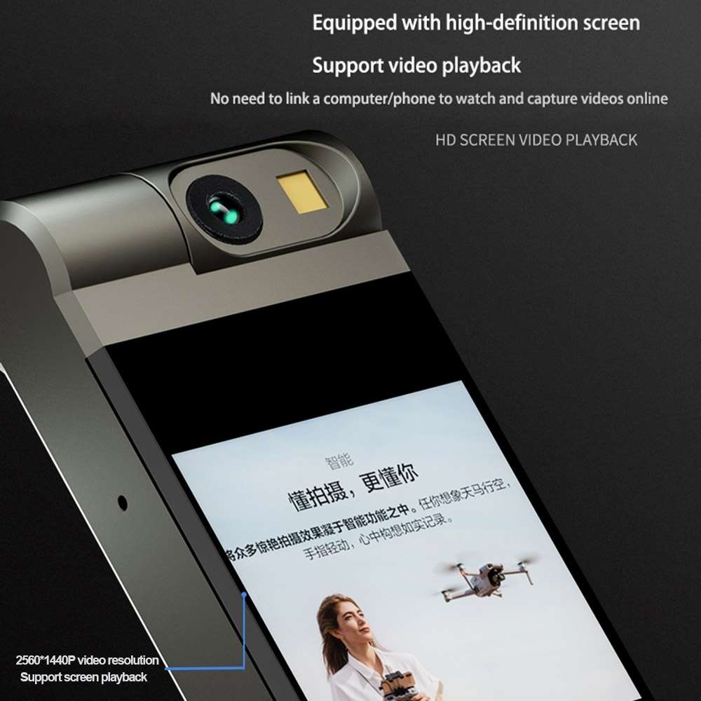 B40 1080P Portable Mini Camera HD Video Recorder Support Night Vision(Silver)