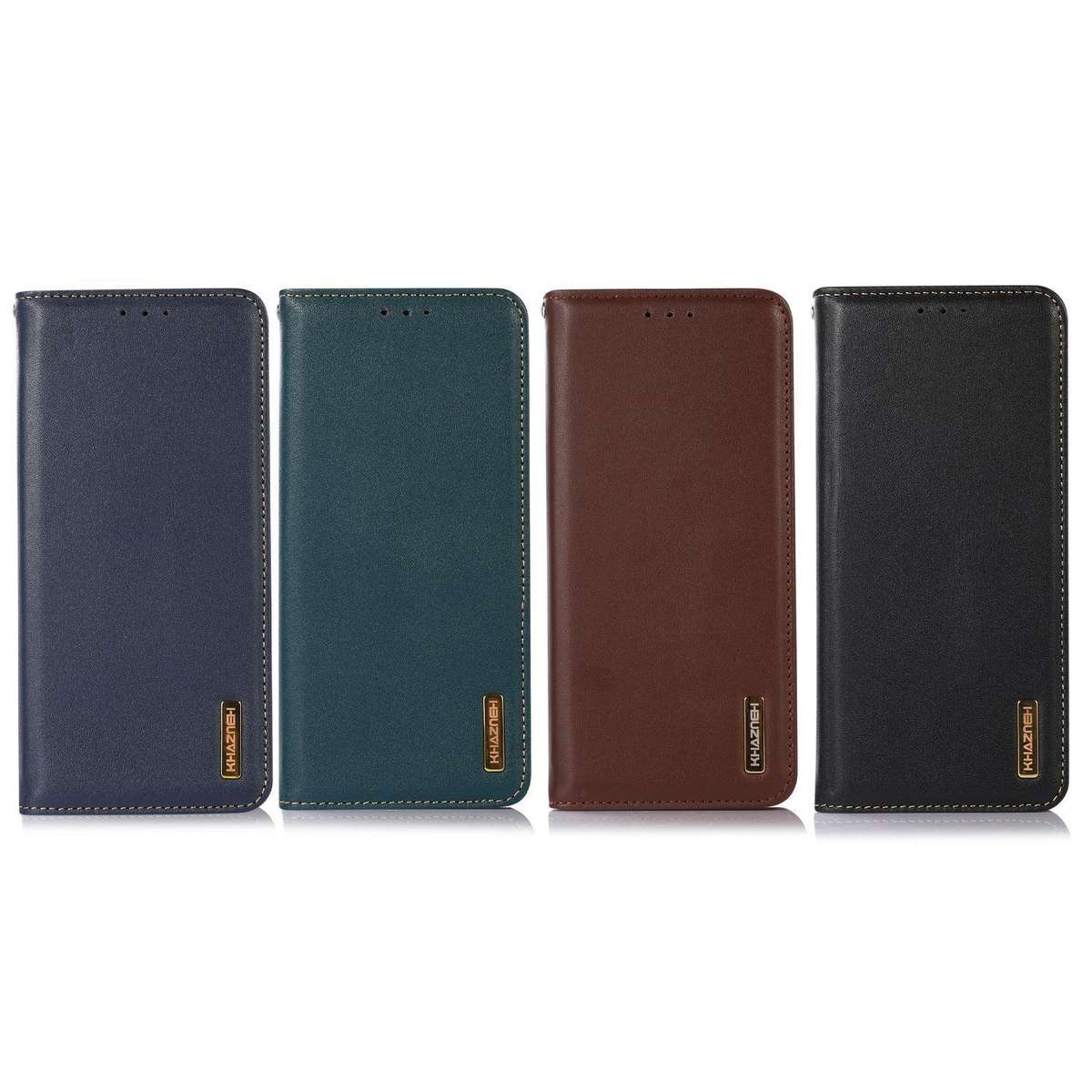 For Redmi K90 Pro Max/Poco F8 Ultra KHAZNEH Nappa Top Layer Cowhide Leather Phone Case(Brown)