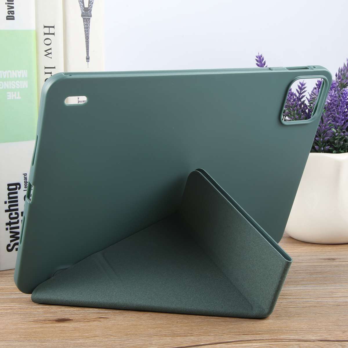 For Xiaomi Pad 7 / 7 Pro Deformation Silicone Leather Tablet Case(Deep Green)