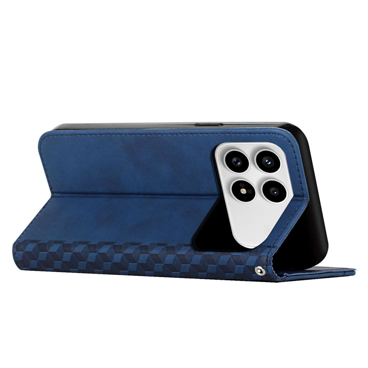 For Redmi K90 / Poco F8 Pro Diamond Splicing Skin Feel Magnetic Leather Phone Case(Blue)