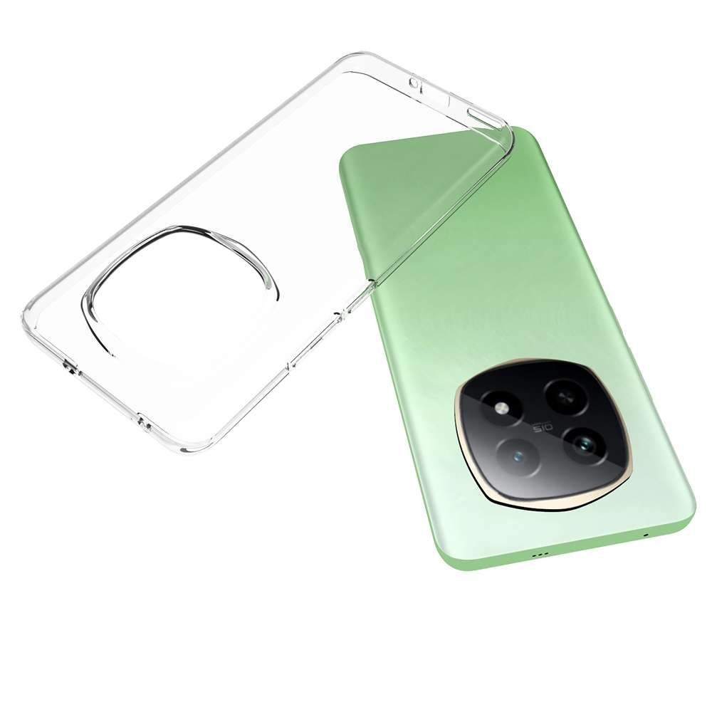 For Realme P2 Pro 5G Waterproof Texture TPU Phone Case(Transparent)