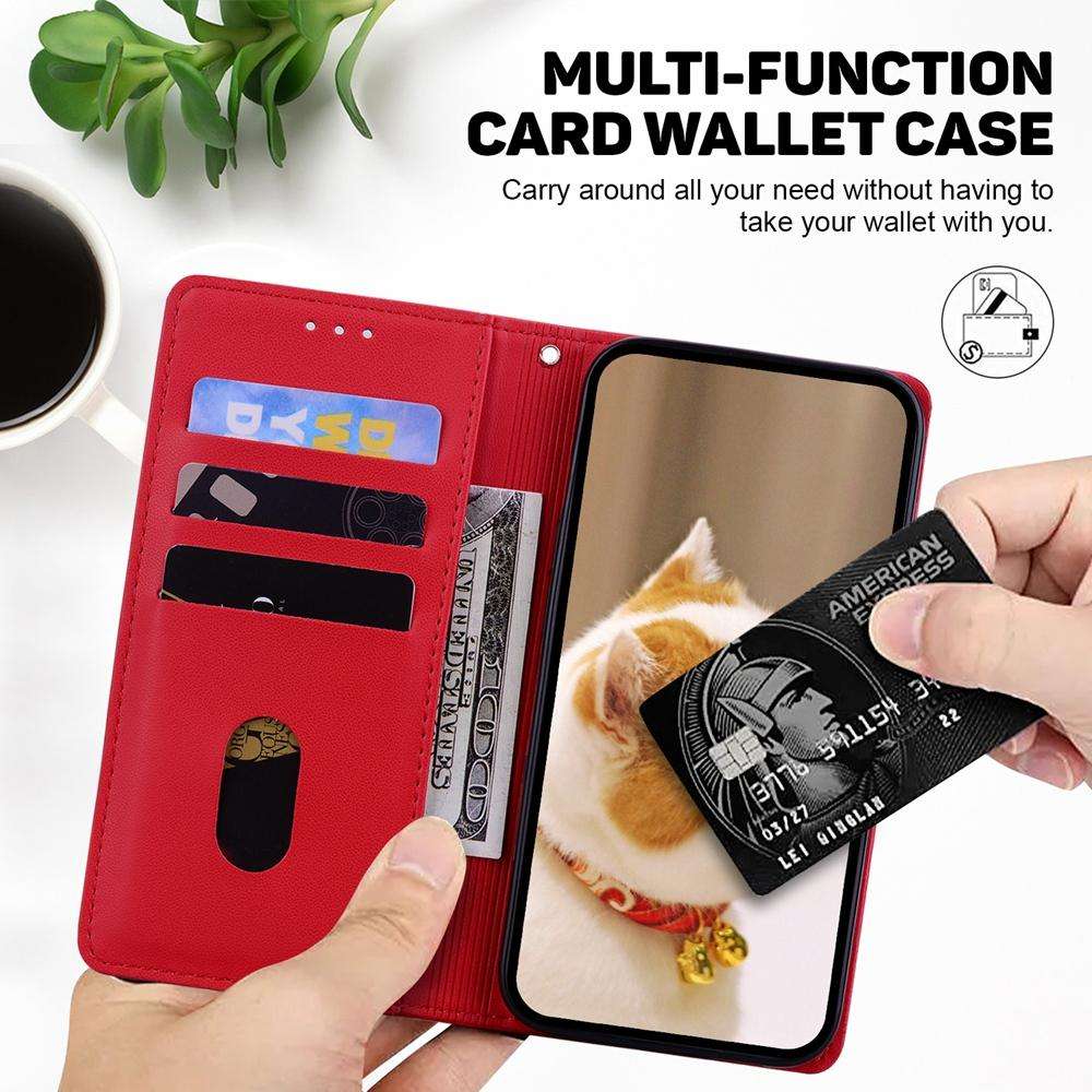 For Infinix Note 50 Pro+ Cute Cats RFID Leather Phone Case(Red)