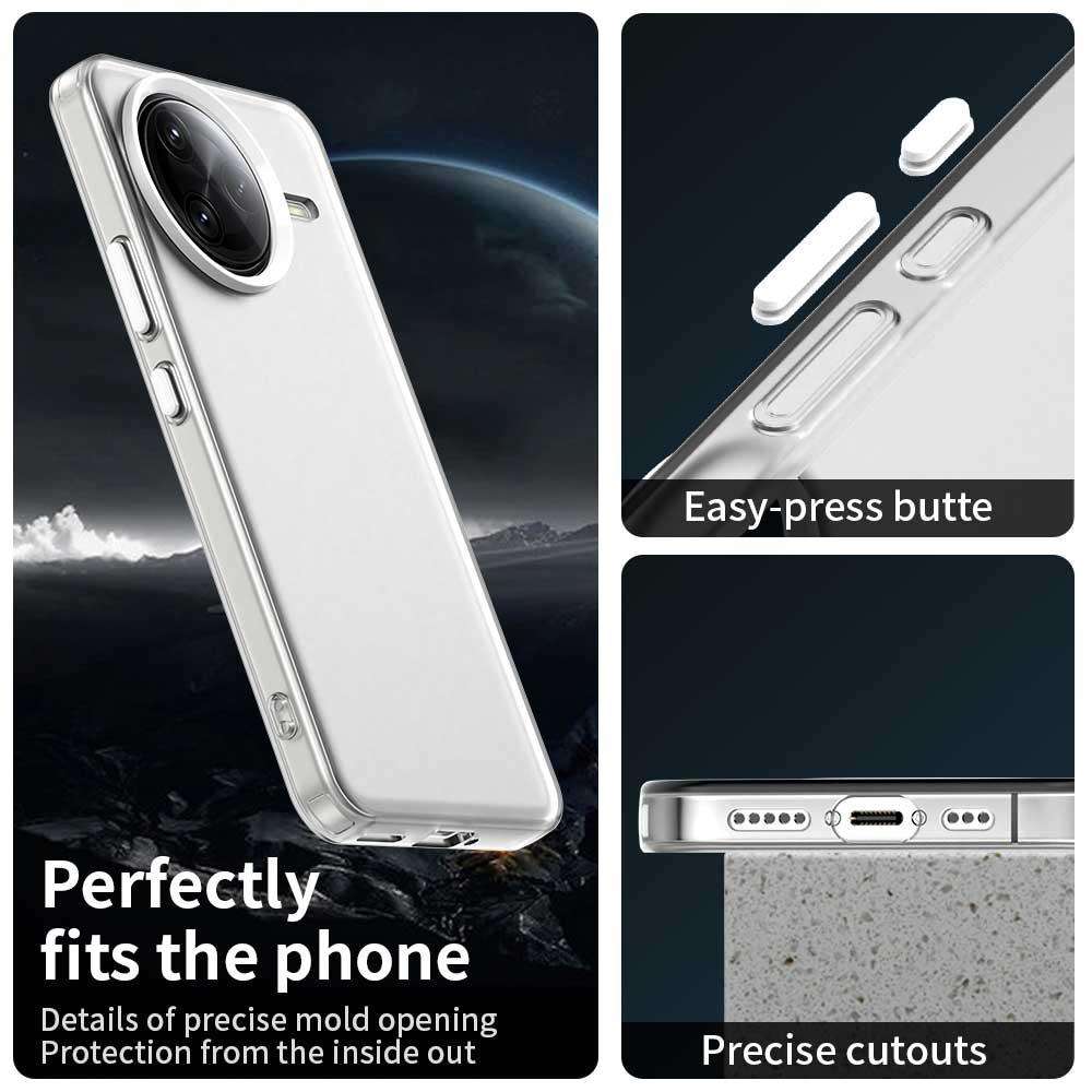 For Redmi K80 Pro / Xiaomi Pcoc F7 Ultra Candy PC Hybrid TPU Shockproof Phone Case(White)