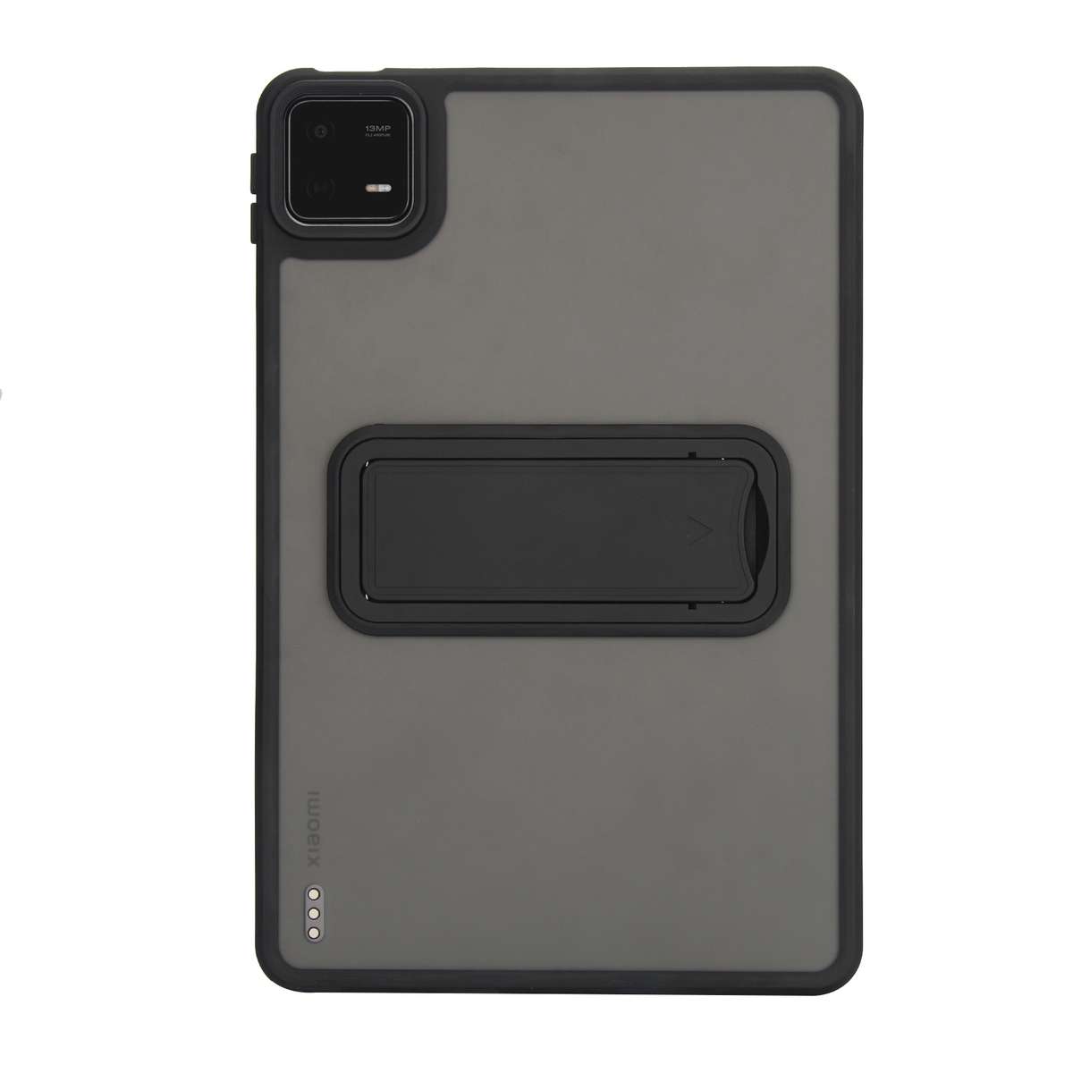 For Xiaomi Redmi Pad SE 11 Skin Feel Holder PC Hybrid TPU Tablet Case(Black)