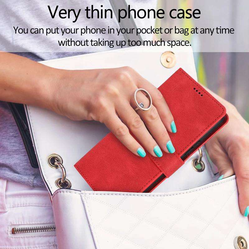 For Redmi Note 14 Pro+ 5G Fantasy Skin-feel Calfskin Texture Leather Phone Case(Red)