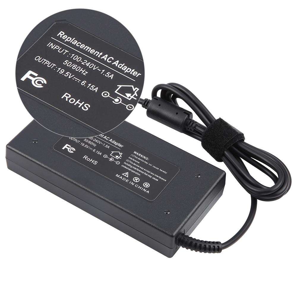 120W 19.5V 6.15A Laptop Notebook Power Adapter For HP 4.5 x 3.0mm, Plug:EU Plug