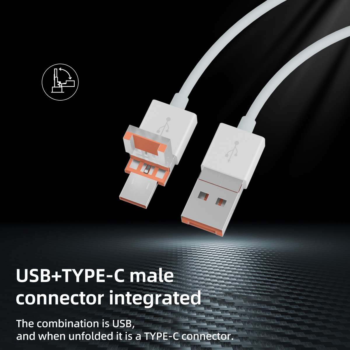 NK-1011TL Pro USB-C / Type-C, 8 Pin, USB to USB-C / Type-C, USB, CF, TF, SD Card Slot ... (White)