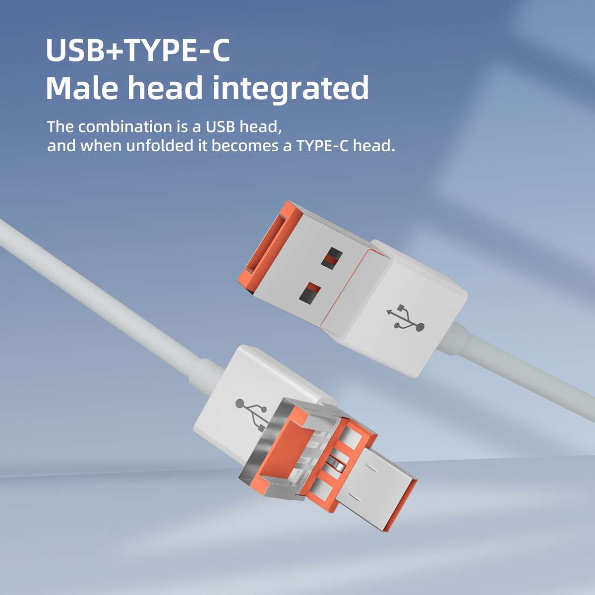 NK-1040TL Pro USB-C / Type-C, 8 Pin, USB to USB-C / Type-C, 8 Pin, Micro USB, TF, SD C ... (White)