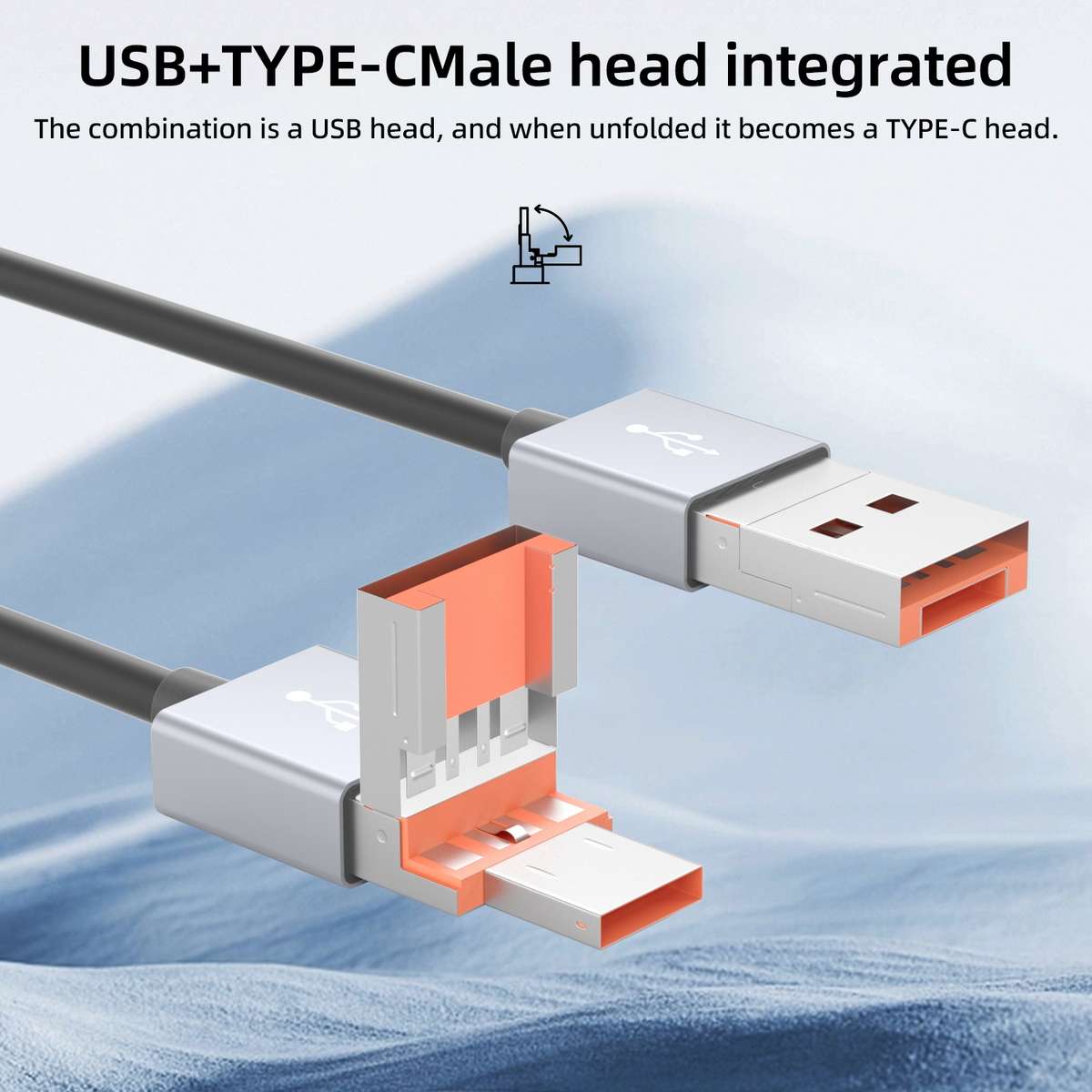 NK-3041TL Pro USB-C / Type-C, 8 Pin, USB to USB, TF / SD Card Multi-function Car ... (Silver Grey)