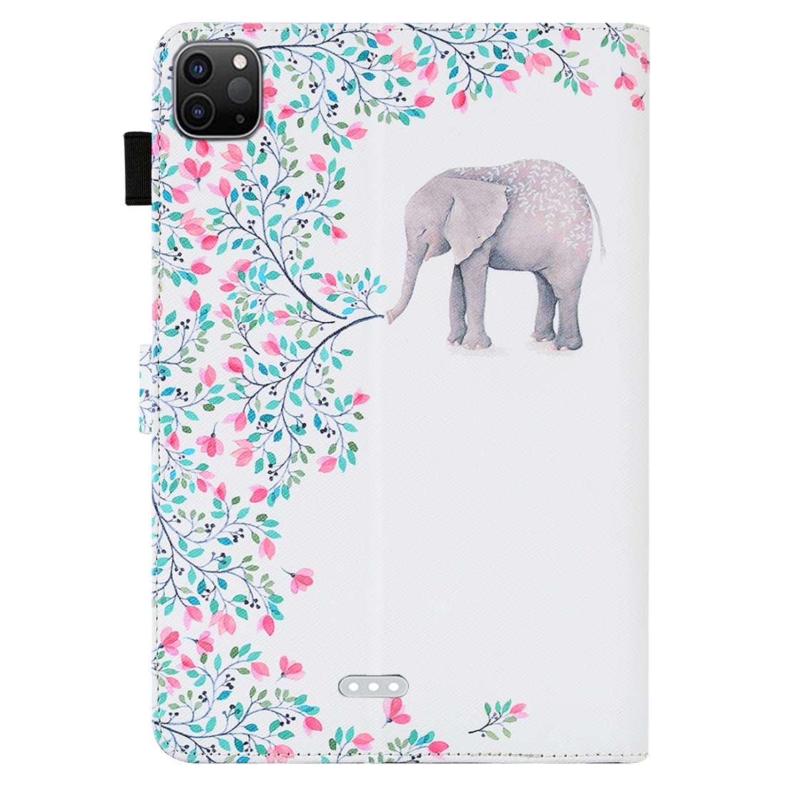 For iPad Pro 11 inch (2020) Horizontal Flip Leather Tablet Case, with Card S ... (Elephant Flower)