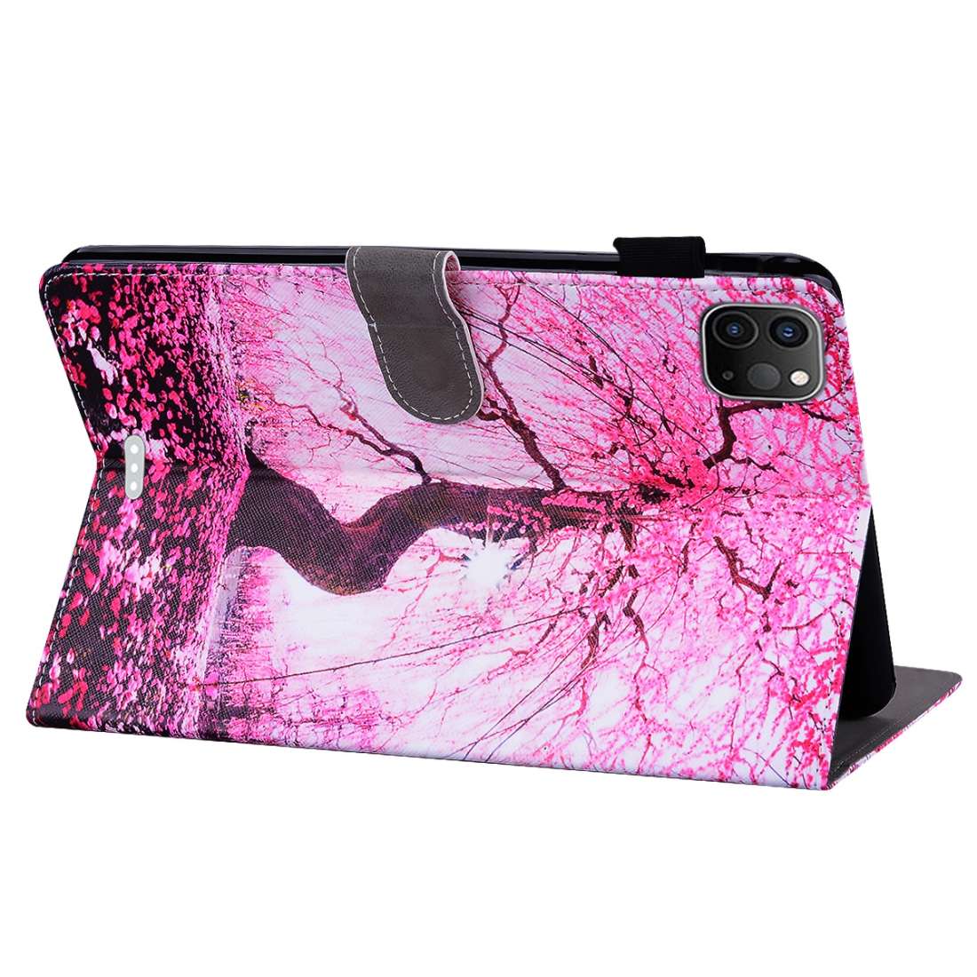 For iPad Pro 11 inch (2020) Horizontal Flip Leather Tablet Case, with Card Slots ... (Cherry Tree)
