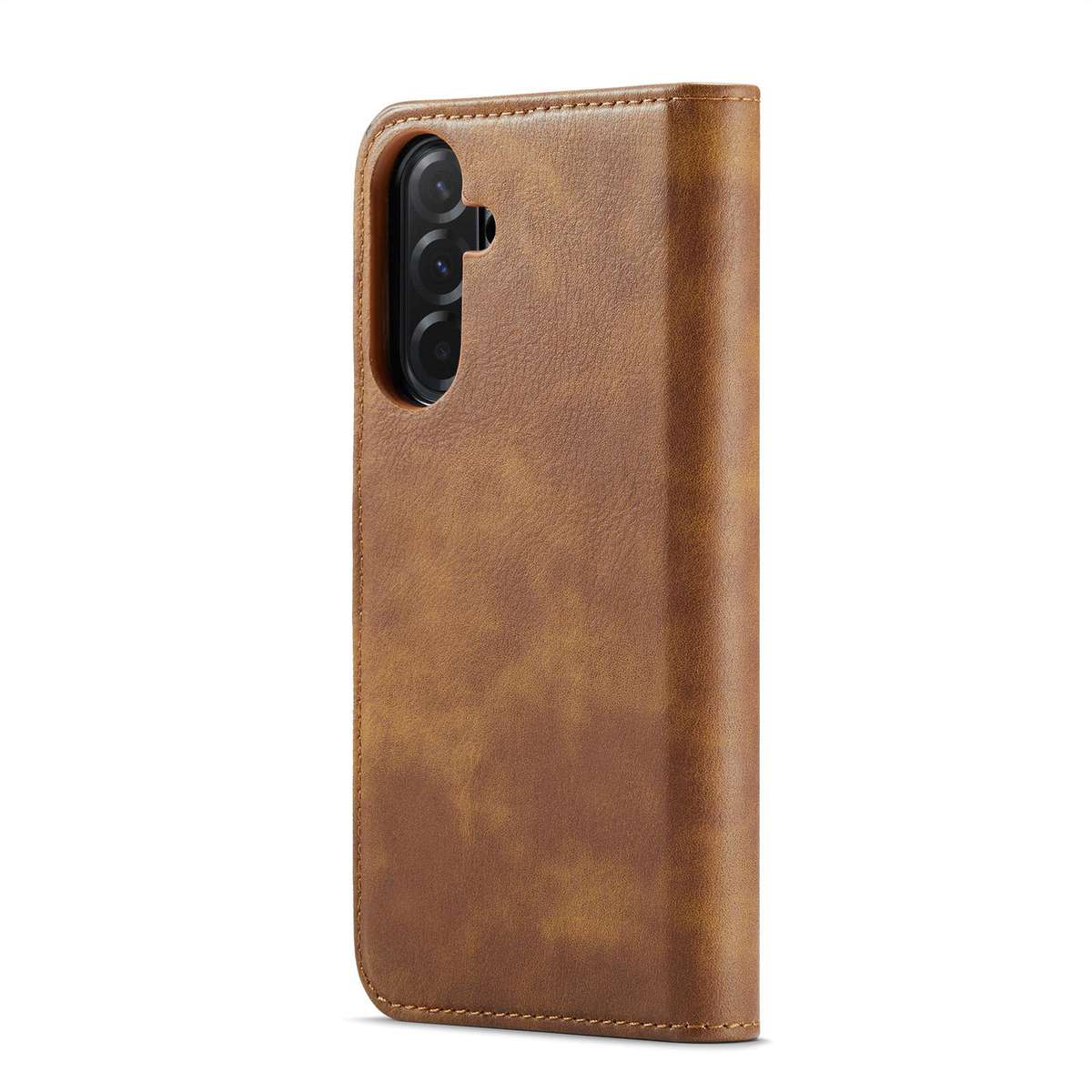 For Samsung Galaxy A57 5G DG.MING Crazy Horse Texture Detachable Magnetic Leather Case(Brown)