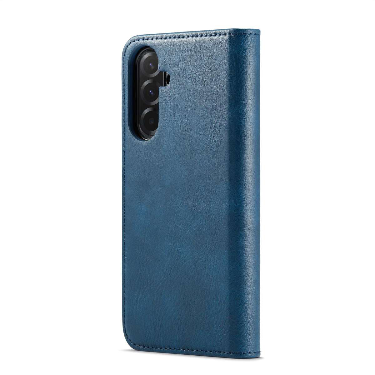 For Samsung Galaxy A57 5G DG.MING Crazy Horse Texture Detachable Magnetic Leather Case(Blue)