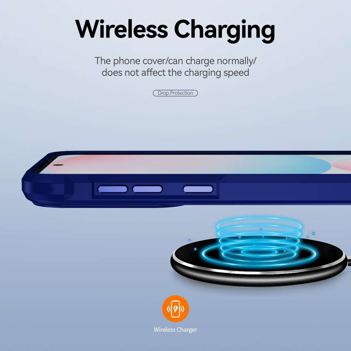 For Samsung Galaxy S25 FE 5G TPU + PC Lens Protection Phone Case(Blue)