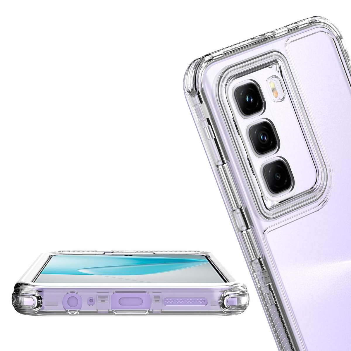For Infinix Hot 50 Pro+ 4G Acrylic Transparent Phone Case