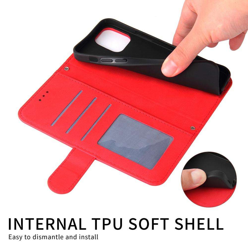 For Tecno Spark 40 5G / Spark Go 5G 2025 Skin Feel Life Tree Metal Button Leather Phone Case(Red)