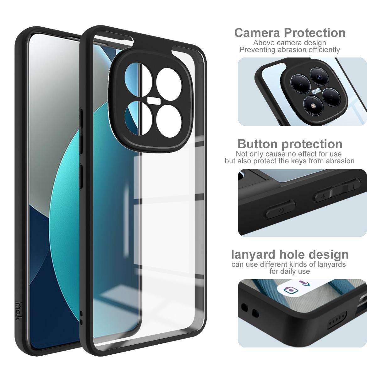 For Redmi Note 15 Pro 4G Global 163.2mm imak UX-9A Series Four-corner Airbag Shockproof Phone Case