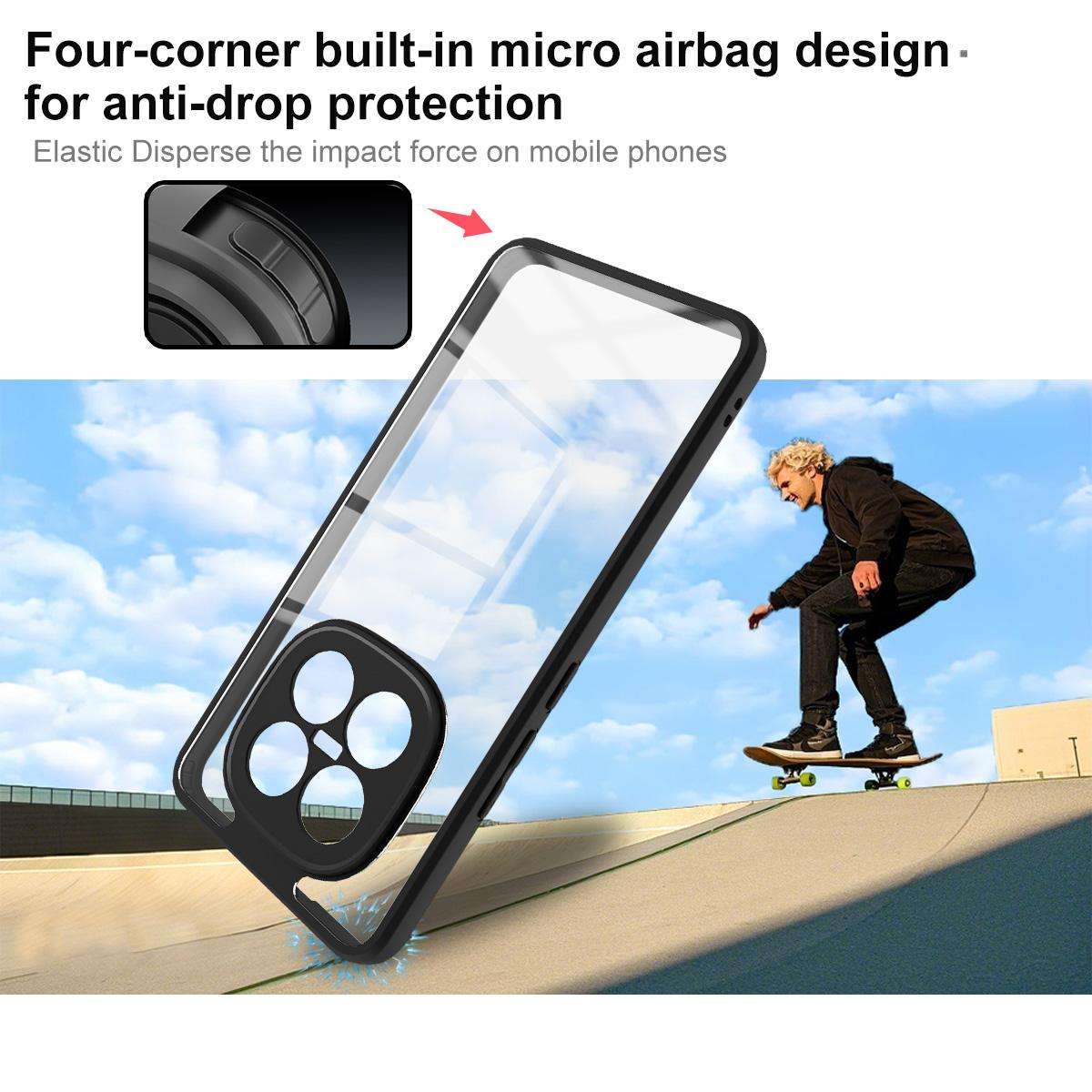 For Redmi Note 15 Pro 4G Global 163.2mm imak UX-9A Series Four-corner Airbag Shockproof Phone Case