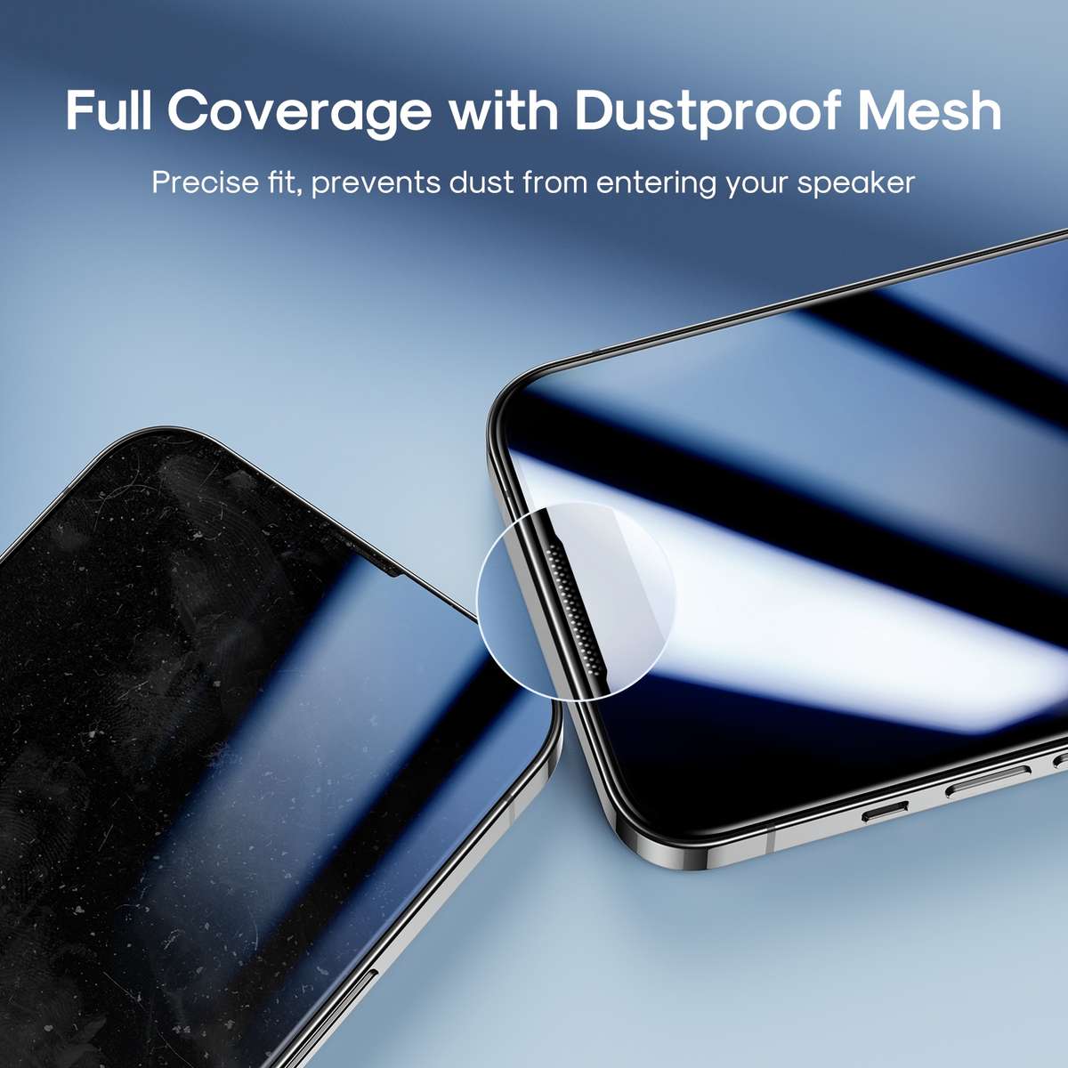 For iPhone 15 Pro Max JOYROOM Knight Series 2.5D Full Screen HD Tempered Glass Film
