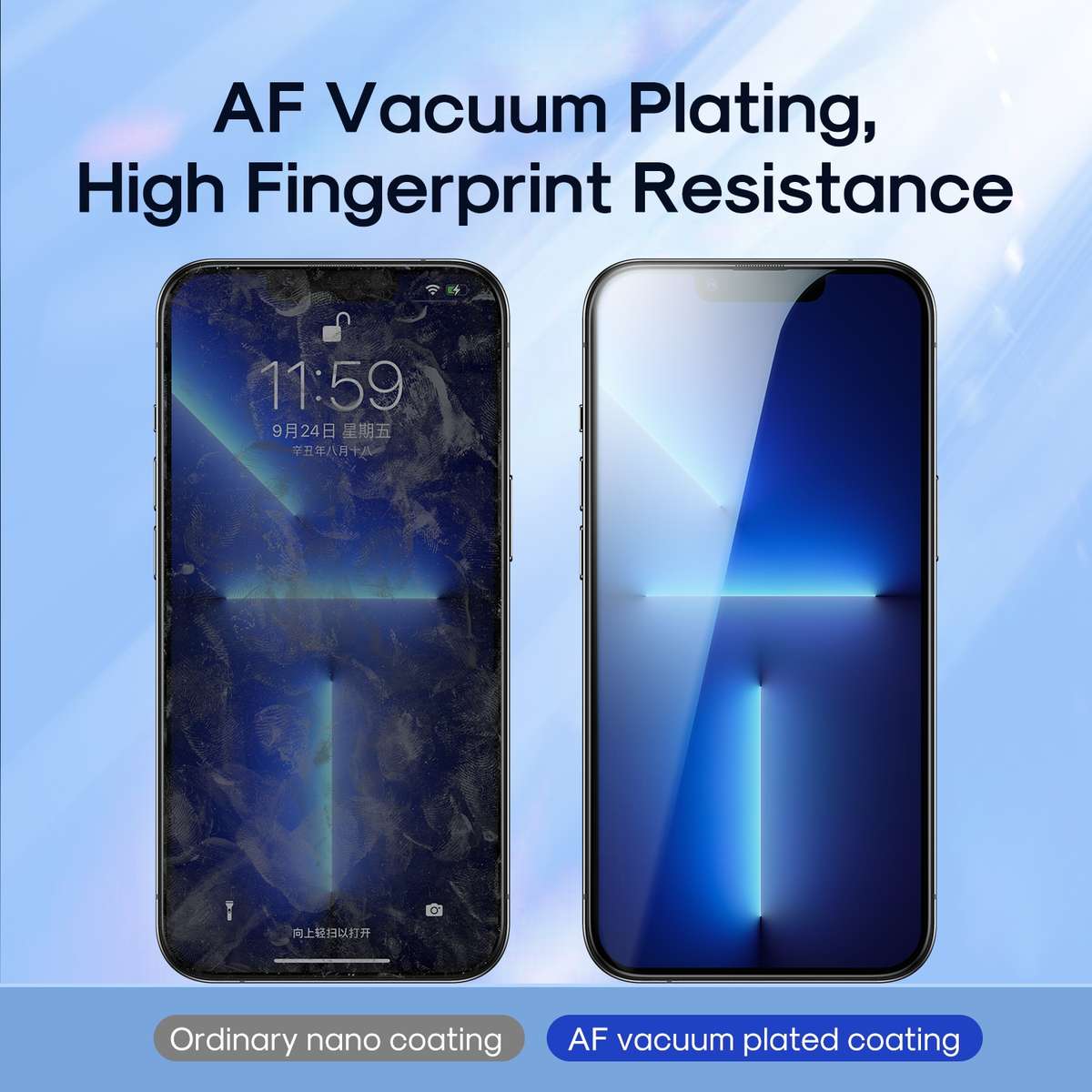 For iPhone 15 Pro JOYROOM Knight Series 2.5D Full Screen HD Tempered Glass Film
